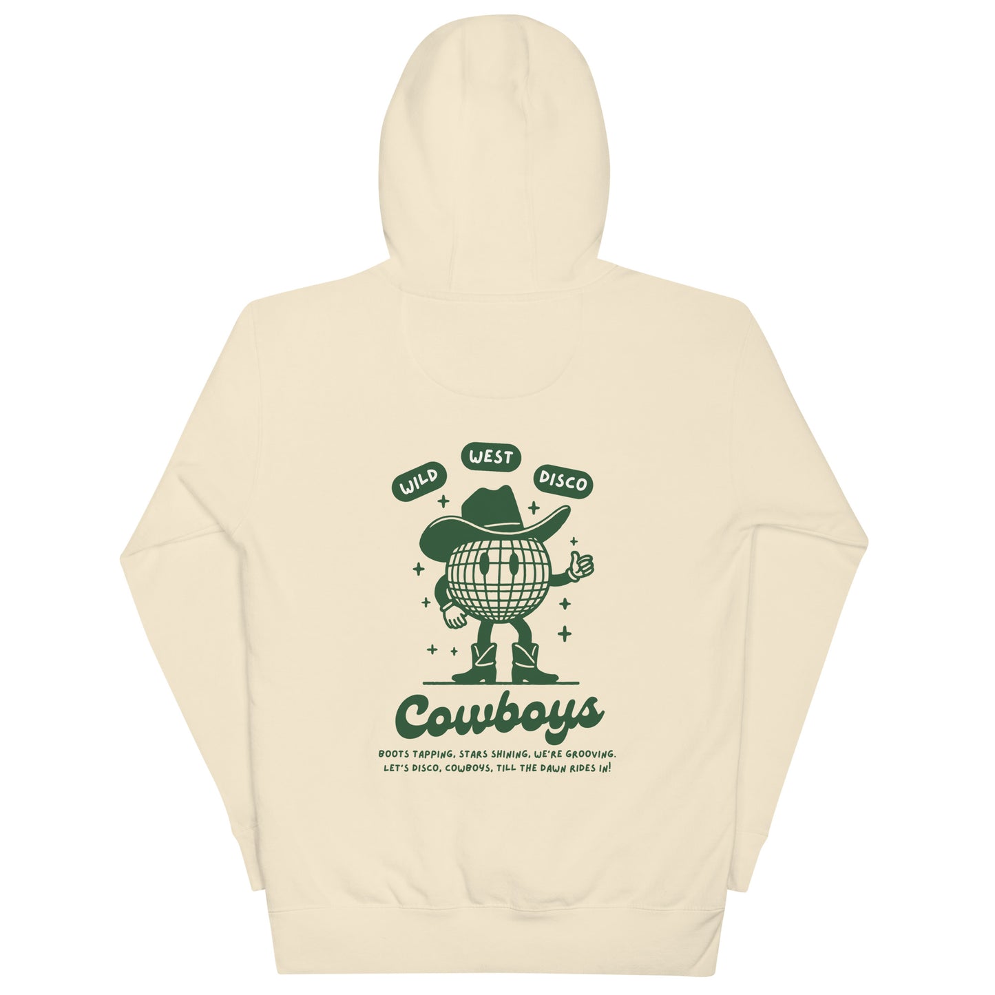 Disco Cowboy Hoodie Green