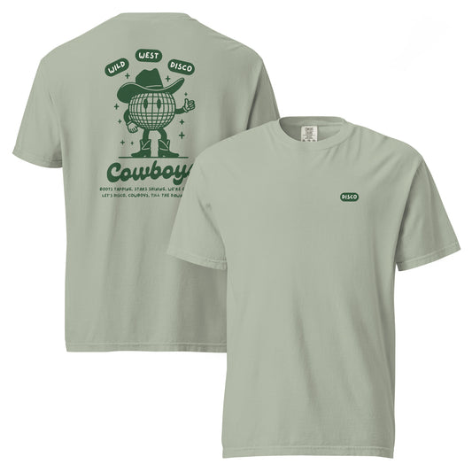 Disco Cowboy Green Heavyweight T-shirt