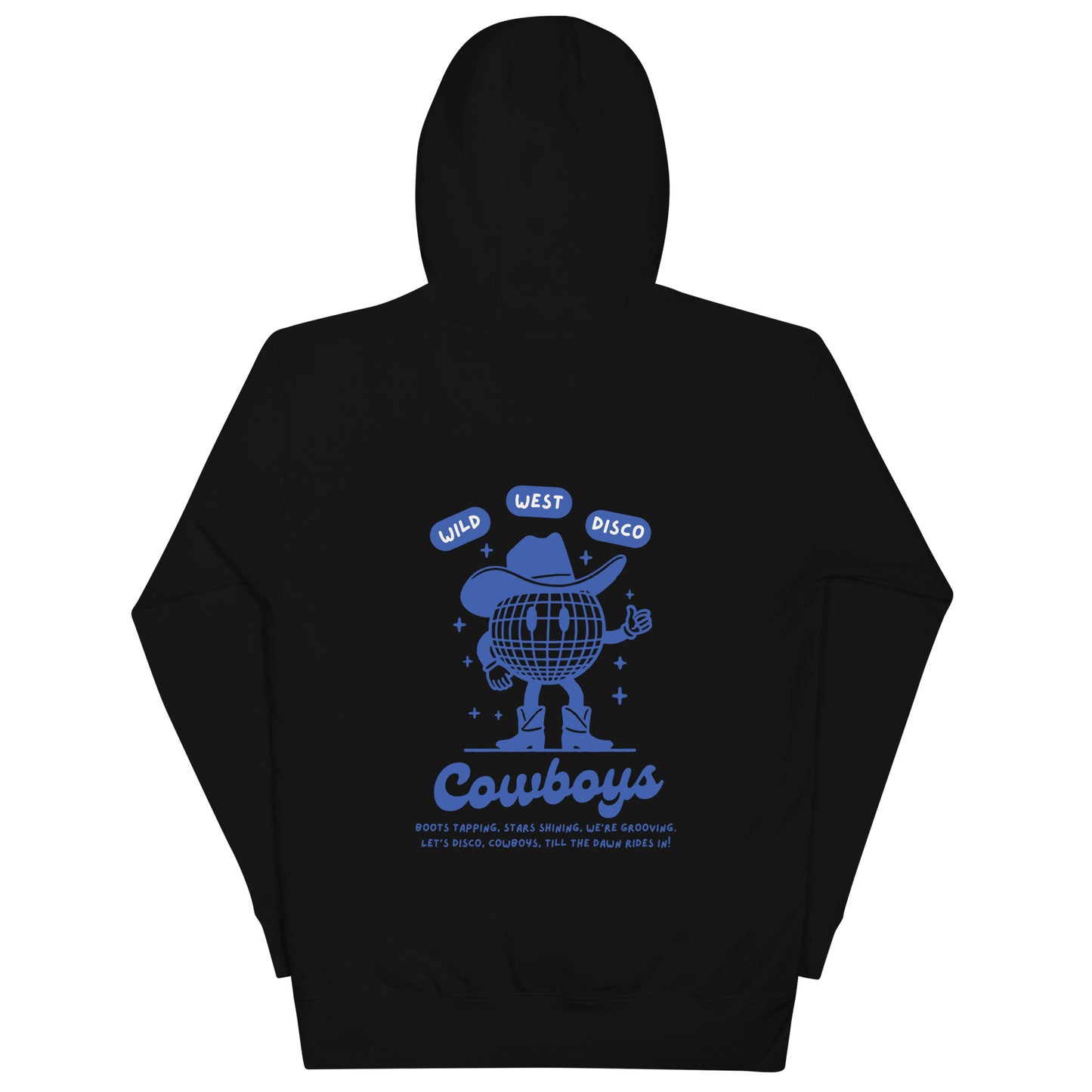 Disco CowBoy Hoodie Blue