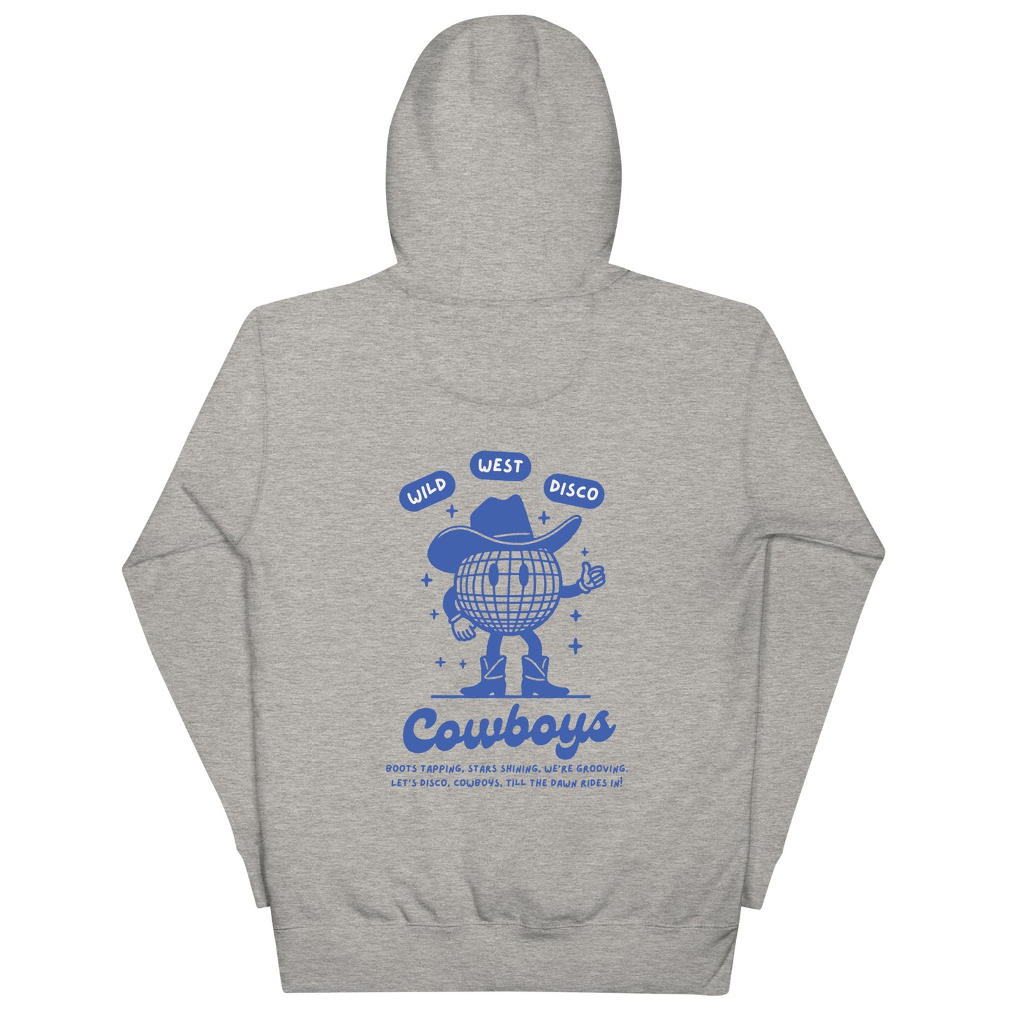 Disco CowBoy Hoodie Blue