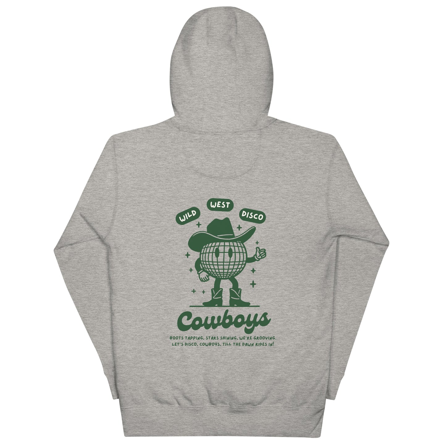 Disco Cowboy Hoodie Green