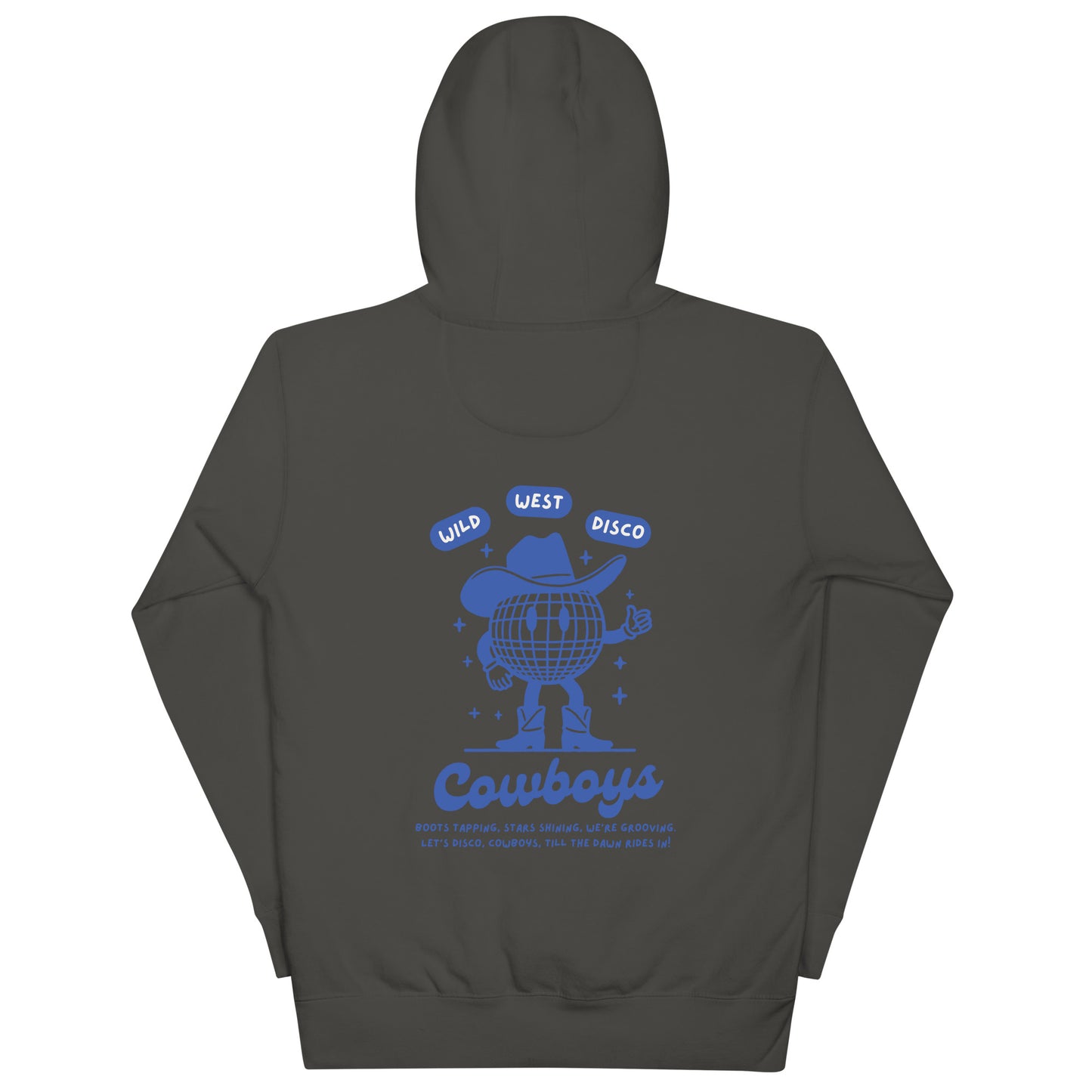 Disco CowBoy Hoodie Blue